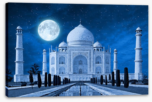 Taj Mahal moonlight