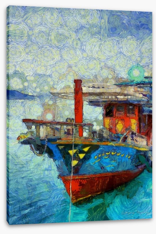 The old fishing boat