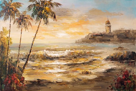 Last light beach