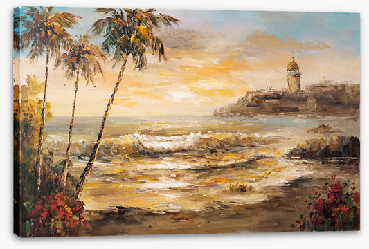 Last light beach