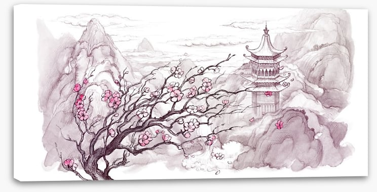 Temple in the mountains