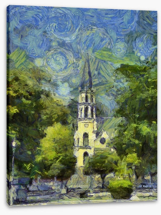 Starry night steeple
