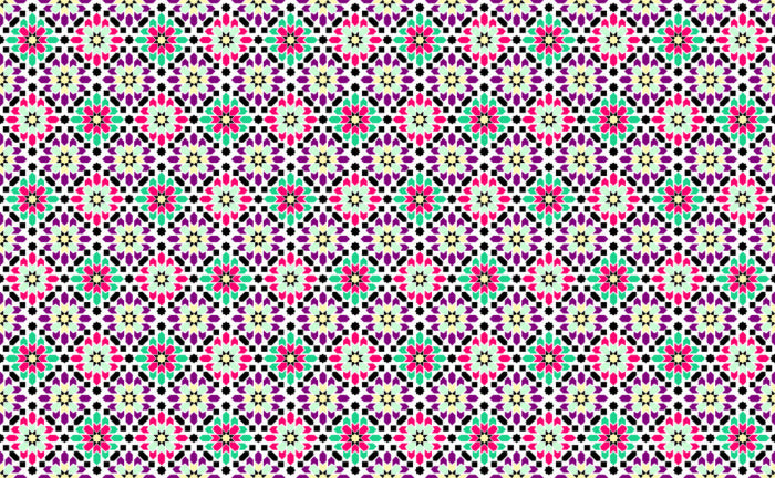 Pretty petal mosaic