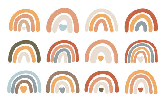 Twelve rainbows