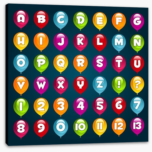 ABC balloons