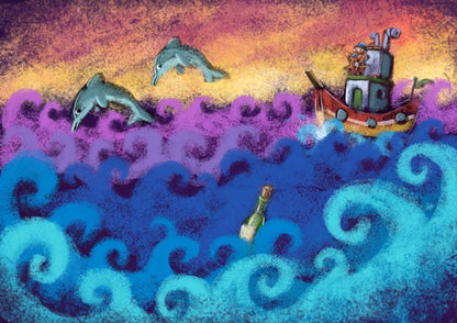 On the ocean waves