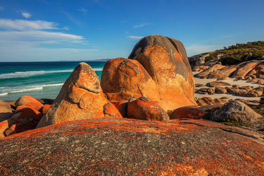 Orange outcrops
