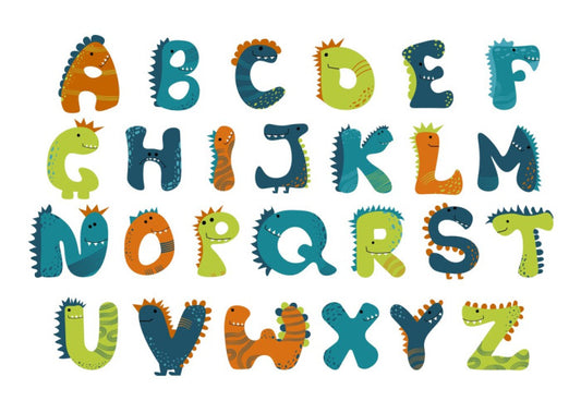 Dinosaur alphabet
