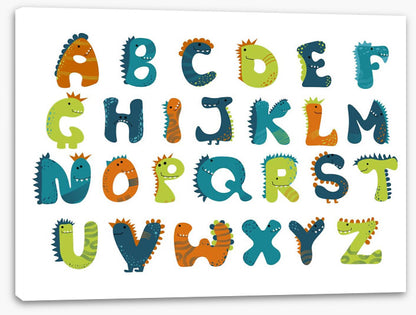 Dinosaur alphabet