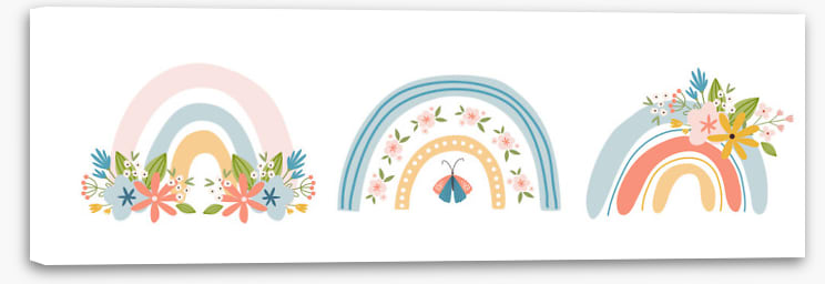 Rainbow flowers 2