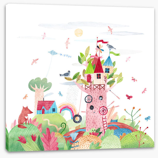 Tree castle garden
