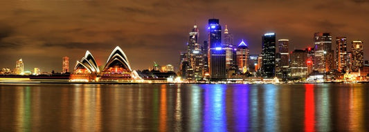 Sundown over Sydney Harbour
