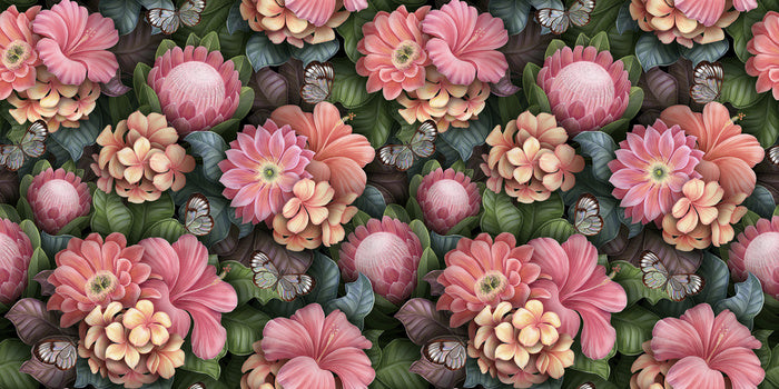 Pink petal blooms