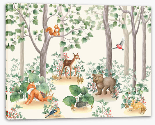 In the woods
