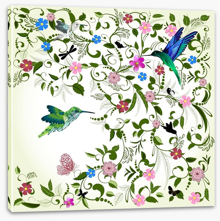 Feathers in the foliage