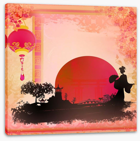 Pagoda sunset