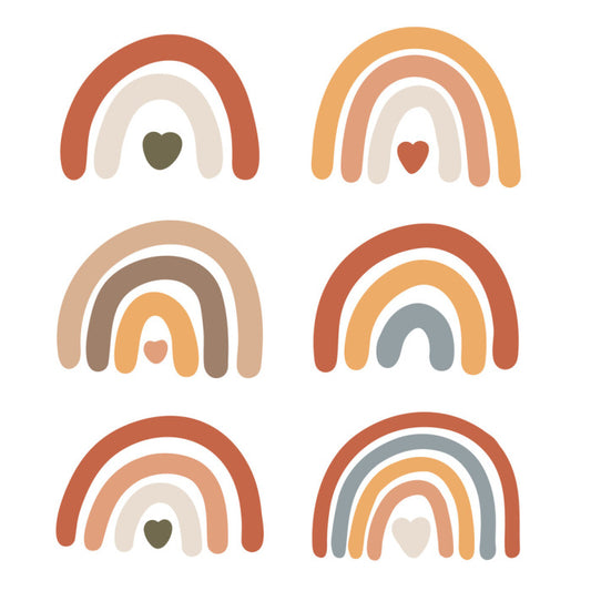 Six rainbows