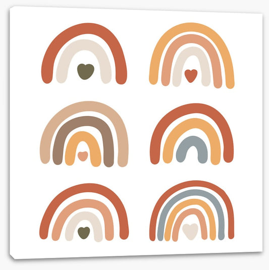 Six rainbows