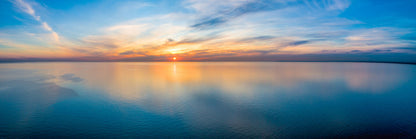 Sunset sea panorama