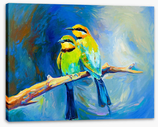Blue tailed bee-eaters