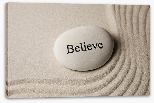 With belief