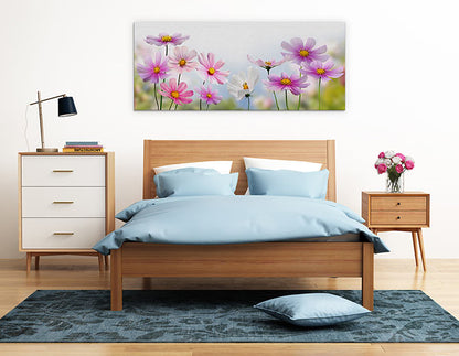 Pink flower panoramic