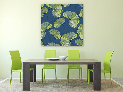 Water lily leaves