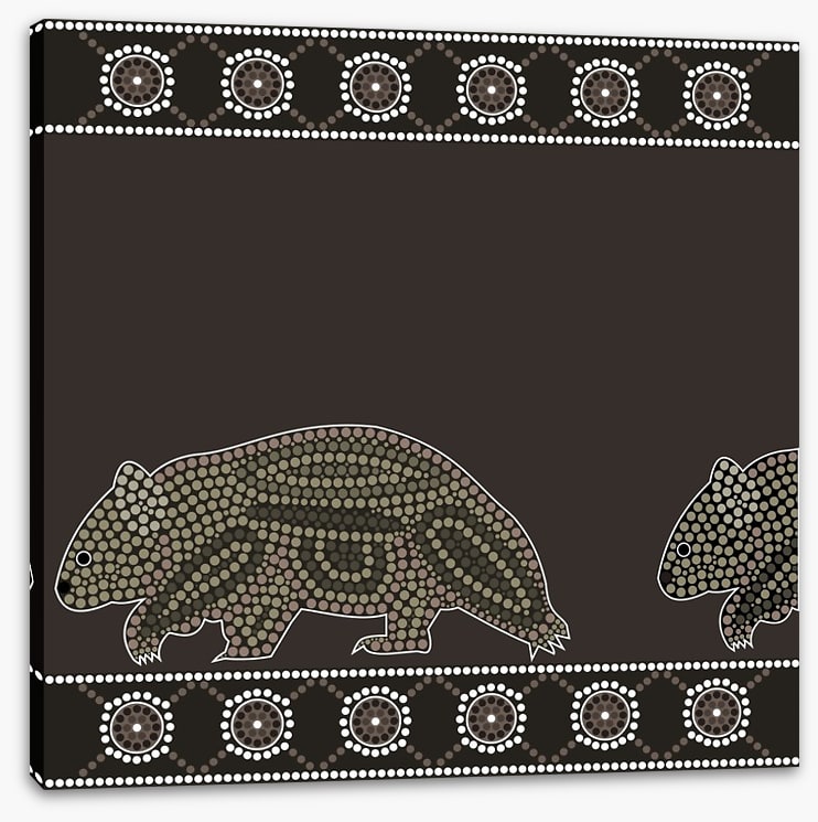 Wandering wombat