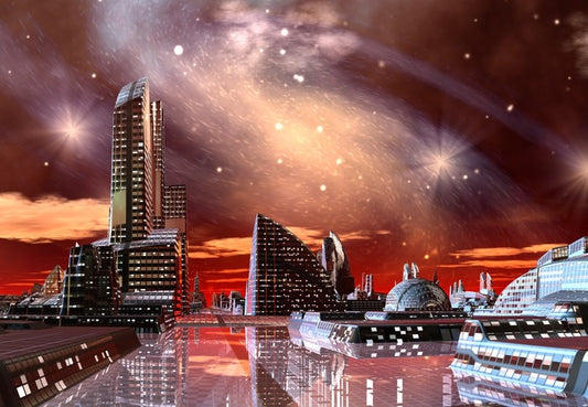 Starry sky plaza