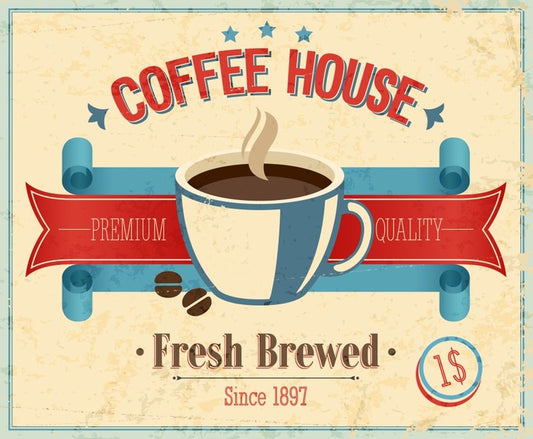 Vintage coffee house