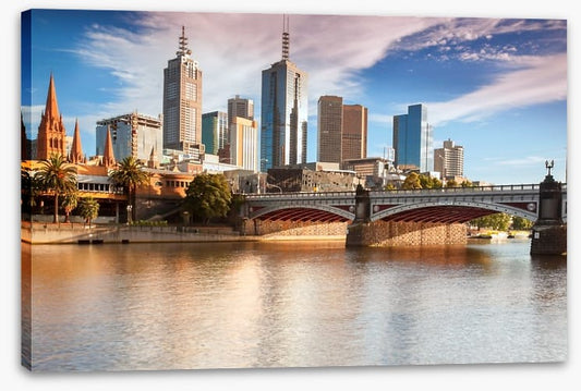 Melbourne skyline from Southbank