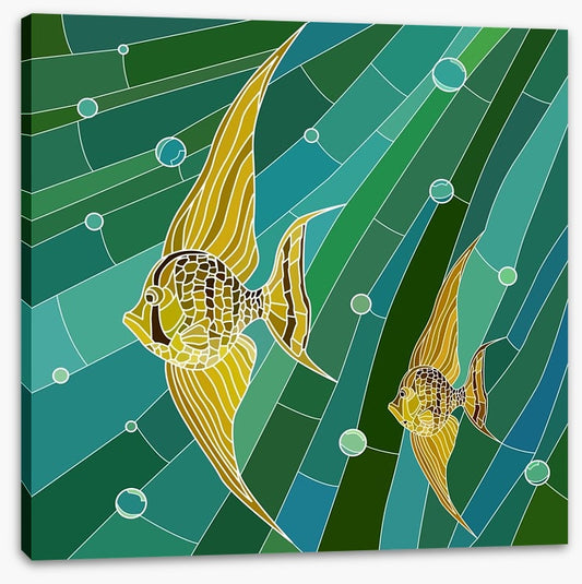 Yellow fish mosaic