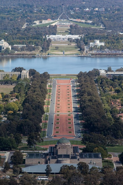 Anzac Parade aerial