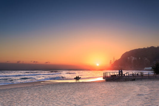 Sunset at Burleigh Heads