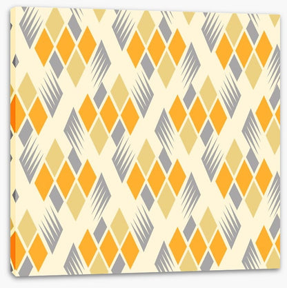 Retro diamonds yellow