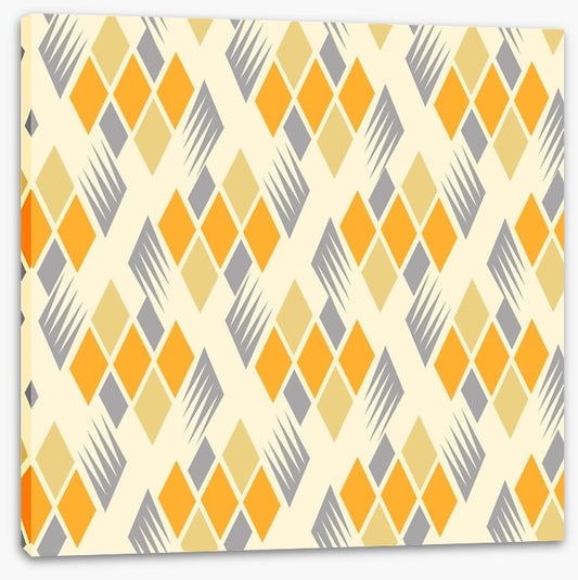 Retro diamonds yellow