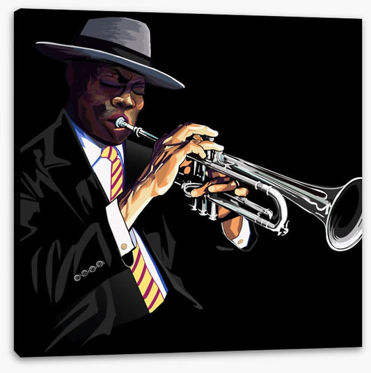 The trumpet man