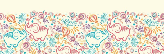 Elephant party panorama