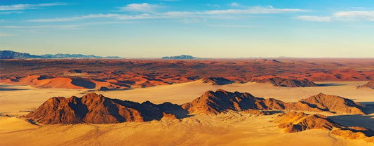 Desolate dunes panorama