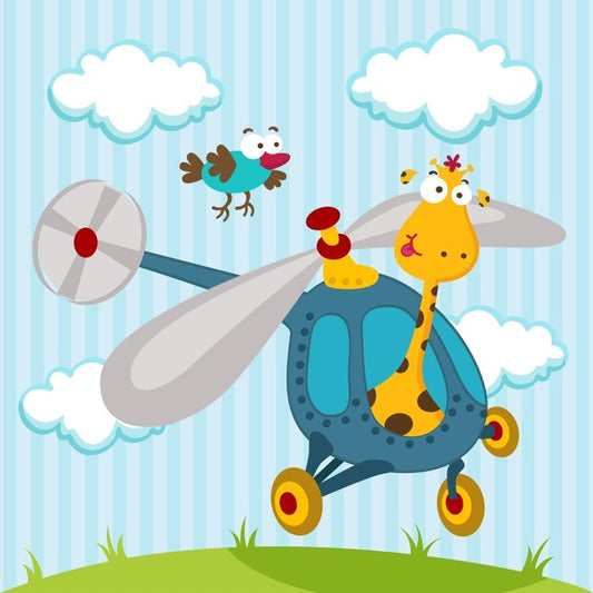Helicopter giraffe