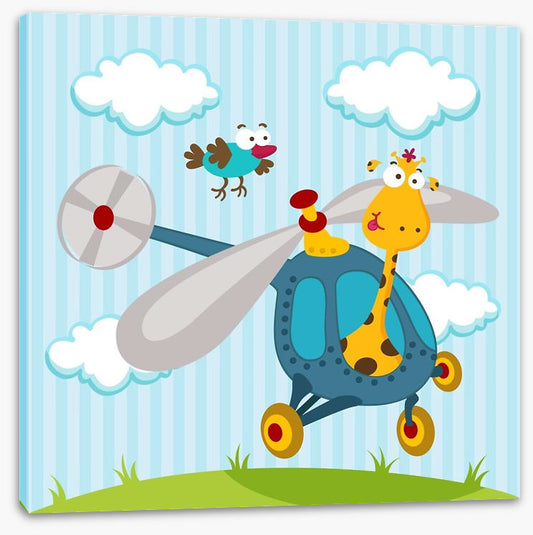 Helicopter giraffe