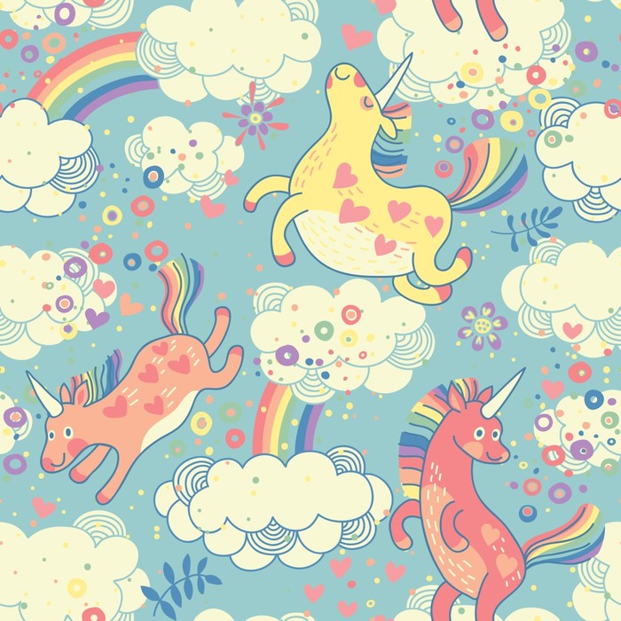 Rainbow unicorns