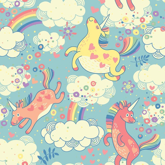 Rainbow unicorns