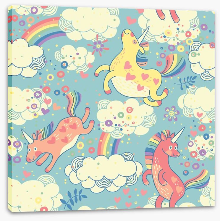 Rainbow unicorns
