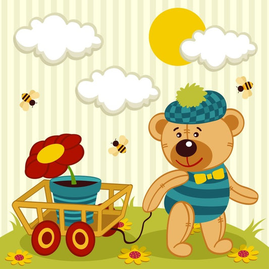 Bear in the garden