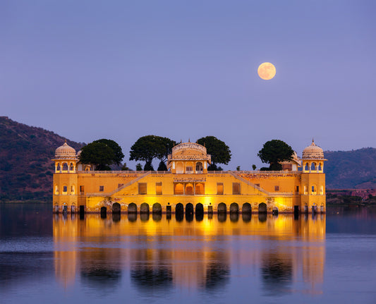 Jal Mahal moon