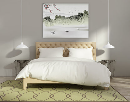 The mountain lake