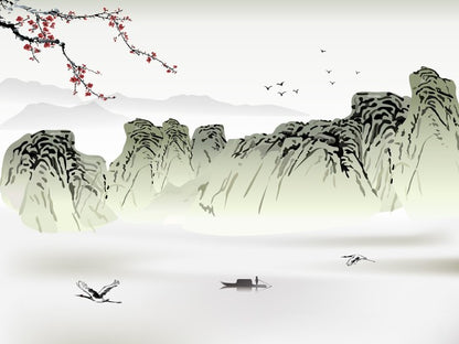 The mountain lake