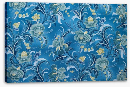 Brocade in blue