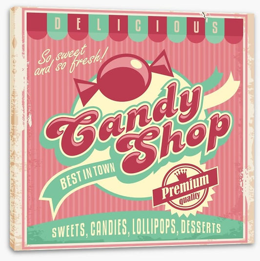 Vintage candy shop